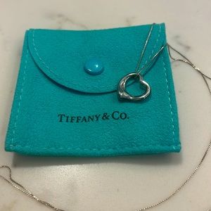 TIFFANY & CO Elsa Peretti open heart pendant